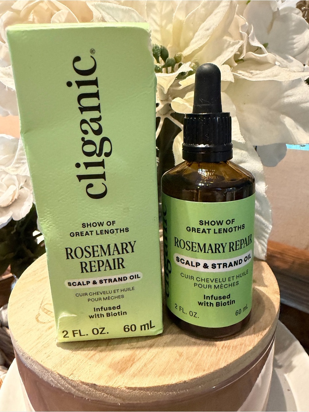 Cliganic Organic Rosemary repair Oil 100% scalp, and strand oil Hair NEW